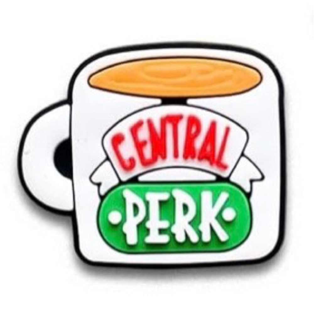 FRIENDS Iconic Central Perk Coffee Mug Shoe Charm for Crocs Shoes or Bags